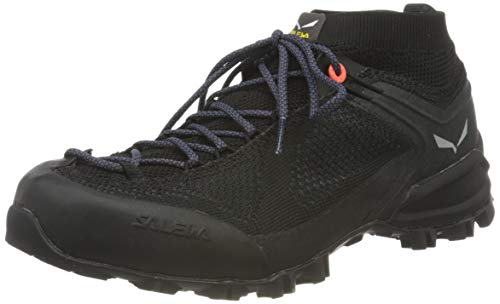 Salewa WS Alpenviolet Knitted, Zapatos de Senderismo Mujer, Negro (Black/Black), 41 EU