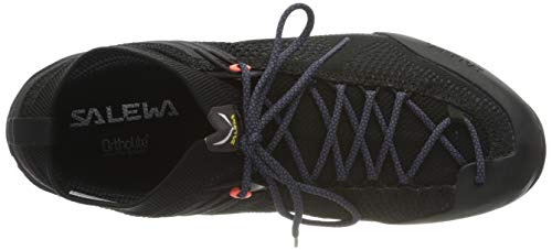 Salewa WS Alpenviolet Knitted, Zapatos de Senderismo Mujer, Negro (Black/Black), 41 EU