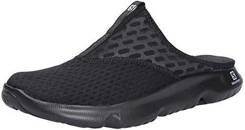 Salomon Reelax Slide 5.0 Mujer Zapatos de recuperación, Negro (Black/Black/Black), 38 EU