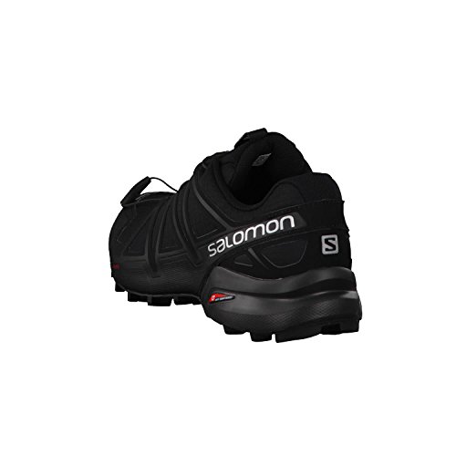 Salomon Speedcross 4, Zapatos de Trail Running Hombre, Black/Black/Black Metallic, 43 1/3 EU