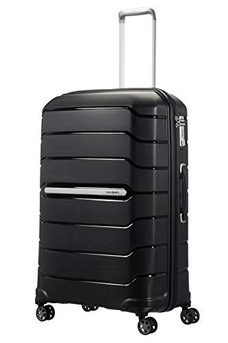 Samsonite Flux Spinner L Maleta Expansible, 75 cm, 111 L, Negro (Black)