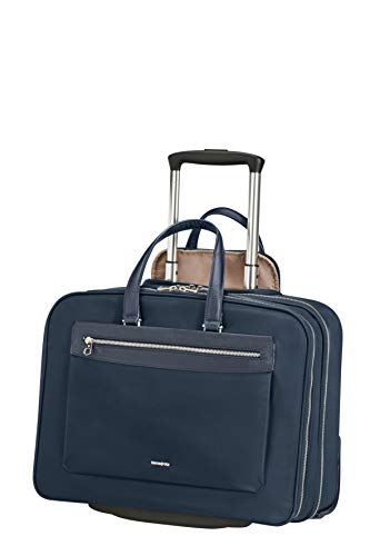 Samsonite Zalia 2.0 Maletín para portátil de 15,6" con Ruedas, 43 cm, 24 L, Azul (Midnight Blue)