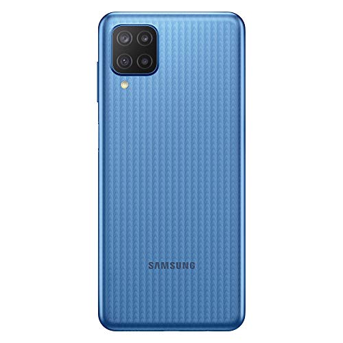 Samsung Smartphone Galaxy M12 con Pantalla Infinity-V TFT LCD de 6,5 Pulgadas, 4 GB de RAM y 128 GB de Memoria Interna Ampliable, Batería de 5000 mAh y Carga rápida Azul (ES Versión)