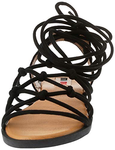 Sandalias Mujer MTNG | Sandalias Palmira 58351 | MTNG Mujer | Sandalias Romana | Cierre con Cordones | 45088 | Negro | 39