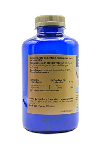 SANON Magnesio Bisglicinato 300 Cápsulas Vegetales De 550 Mg, One size, 100 ml