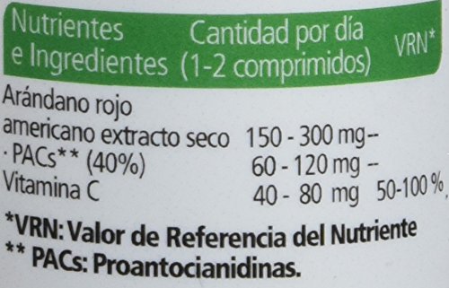 SANON - SANON Arándano Rojo Americano y Vitamina C 30 comprimidos de 400 mg