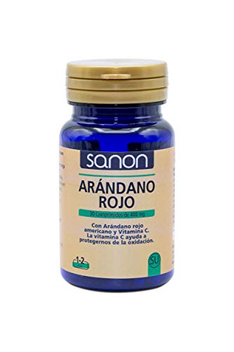 SANON - SANON Arándano Rojo Americano y Vitamina C 30 comprimidos de 400 mg