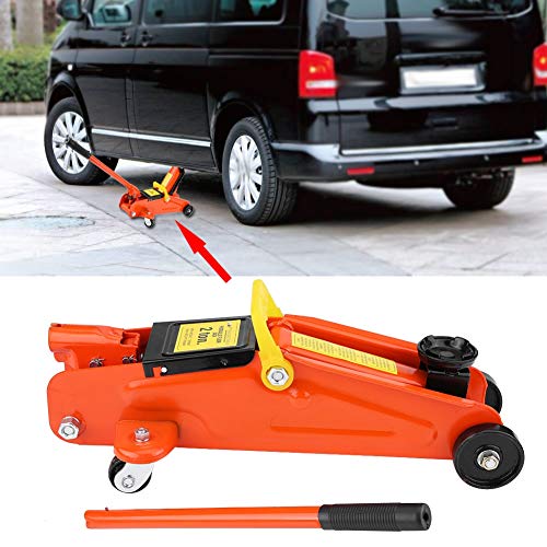 Saws Gato de Garaje portátil, Gato hidráulico de elevación de Coche de Capacidad 2T, Gato de Carro Elevador automotriz, Herramienta Universal de reparación de automóviles