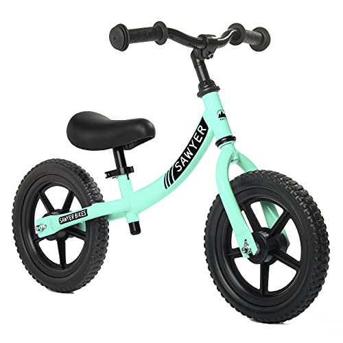 Sawyer - Bicicleta Sin Pedales Ultraligera - Niños 2, 3, 4 y 5 años (Mint)