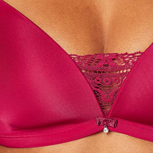 Schiesser Softbra Ohne Bügel Sujetador, Arándano Agrio, 075C para Mujer