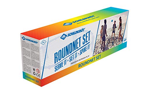 Schildkröt-Funsports Schildkröt Set de Roundnet, Juego Completo para el Comienzo Inmediato, Incluye 3 Bolas, Bomba y Bolsa de Transporte, Máxima Diversión para Jóvenes y Mayores, 970981