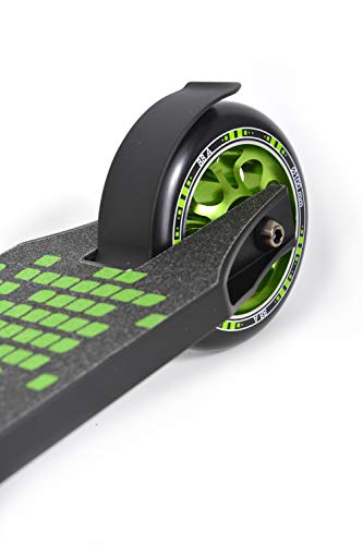 Schildkröt Patinete de Acrobacias Kickless Forest, Excelente con Compresión HIC y Llanta de Aluminio, Ruedas de PU de 100 mm, para Acrobacias Ambiciosas y Trucos, 510432