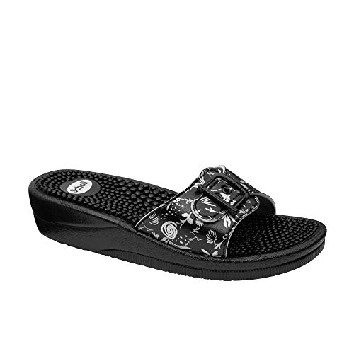 Scholl Chanclas de Playa New Massage Negro 35