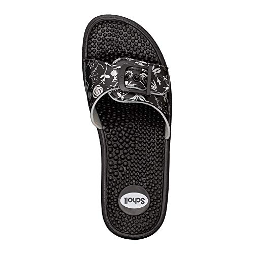 Scholl Chanclas de Playa New Massage Negro 35