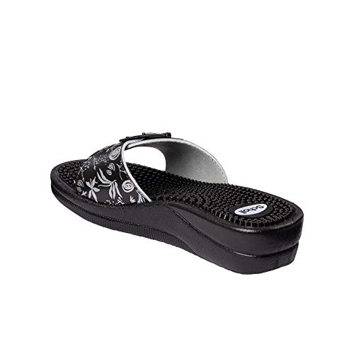 Scholl Chanclas de Playa New Massage Negro 35