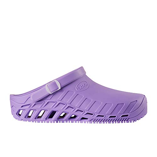 Scholl Clog EVO, Pantuflas Unisex Adulto, Lilla, 37.5 EU