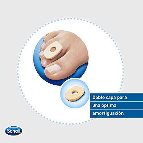 Scholl Parches Callos de Molespuma, Negro, Estándar, 9 Unidades