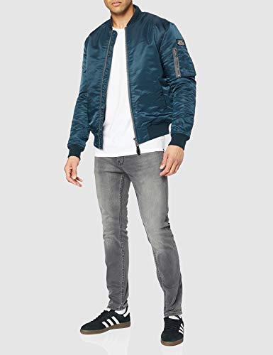 Schott NYC AIRFORCE1 Chaqueta, Navy, L para Hombre