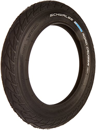 Schwalbe Delta Cruiser Active - Cubierta de Bicicleta (neumático SBC KevlarGuard, 12 x 2 Pulgadas (30,48 x 5,08 cm), 320 g), Color Negro Negro Negro Talla:12 x 2.00 Inch