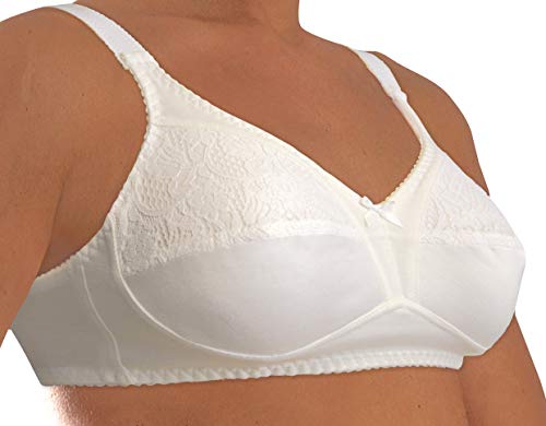 Scudotex Sujetador Post Mastectomía Cotton Secret Copa C Color Blanco Talla 6-1 unidad