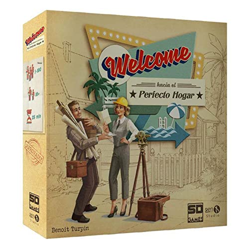 SD Games- Welcome hacia Hogar, Multicolor (SDGWELCTO01)