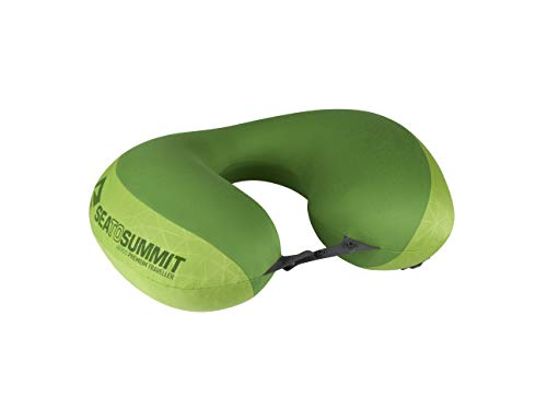 Sea to Summit Aeros Premium Traveller Almohada Montañismo, Alpinismo y Trekking, Adultos Unisex, Verde (Lima), Talla Única