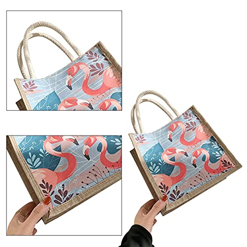 Sensitiveliu Bolso de Hombro Retro con Personalidad de la ópera de Pekín, Bolso de Lona Creativo, Bolso de Hombro Elegante para Mujer, Bolso de Mano a la Moda de Gran Capacidad