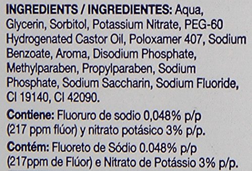 Sensodyne Extra Fresh Enjuague Bucal Sin Alcohol, Fortalece los Dientes y Alivia la Sensibilidad Dental, Protección de Larga Duración, 500 ml