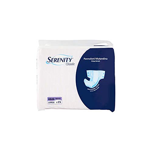 Serenity Classic - Pañal braguita formato maxi, talla L