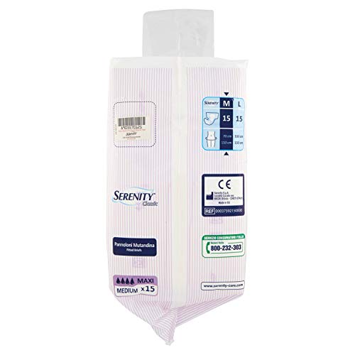 Serenity Pañal Para Incotinencia 1 unidad 100 ml