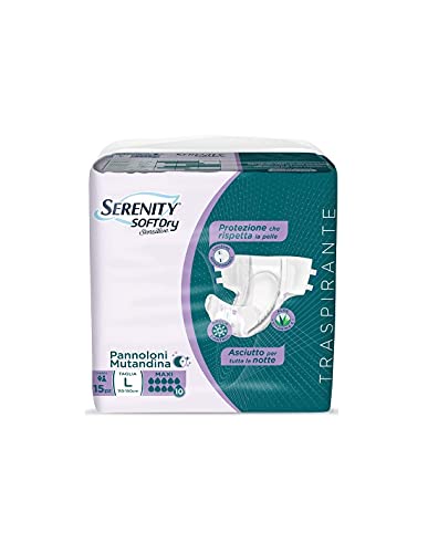 Serenity Pañal Para Incotinencia, Large, 1 unidad 100 Gr