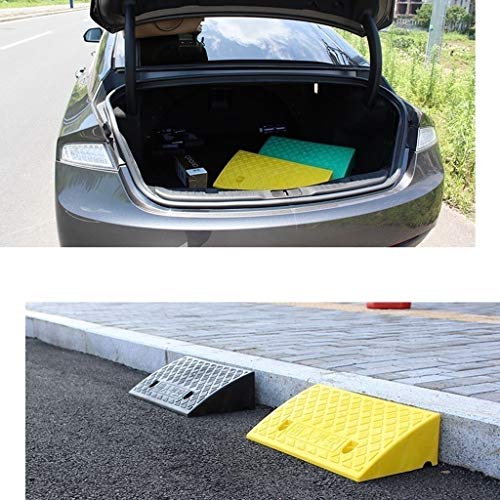 Servicio de rampas, rampas de plástico de Color Paso Alfombra Antideslizante portátil encintado Rampas Pad Motocicleta de la Bicicleta rampas for minusválidos sin barreras