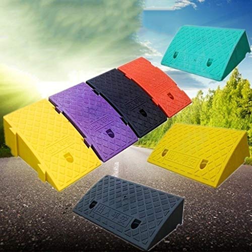 Servicio de rampas, rampas de plástico de Color Paso Alfombra Antideslizante portátil encintado Rampas Pad Motocicleta de la Bicicleta rampas for minusválidos sin barreras