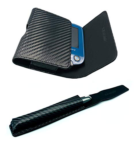 SEWAS Diabetic Care, Estuche para diversos bolígrafos de insulina, funda para diabéticos, color negro