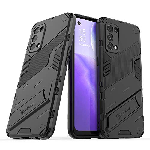 SHIEID Funda para OPPO Find X3 Lite/Reno5 K Case,OPPO Find X3 Lite/Reno5 K Estuche Robusto TPU/PC Cubierta de Armadura híbrida de Doble Capa, Case para OPPO Find X3 Lite/Reno5 K-Negro