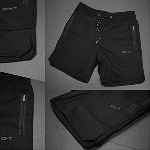 Shorts Pantalones Cortos Hombres Pantalones Cortos De Algodón Informal para Hombre, Pantalones De Chándal para Gimnasios, Pantalones Cortos para Hombre, Fitness, Culturismo, Entrenamiento, Bascul