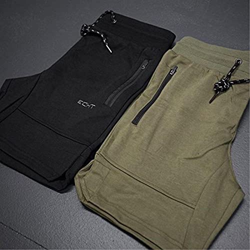 Shorts Pantalones Cortos Hombres Pantalones Cortos De Algodón Informal para Hombre, Pantalones De Chándal para Gimnasios, Pantalones Cortos para Hombre, Fitness, Culturismo, Entrenamiento, Bascul