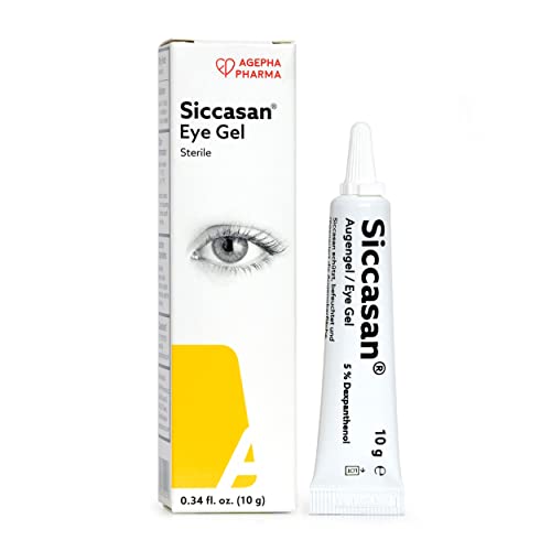 Siccasan Gel con Carbómero y Dexpantenol para los Ojos | Lágrimas Artificiales Lubricantes | Ayuda con los Ojos Secos | Alivio para los Ojos Irritados