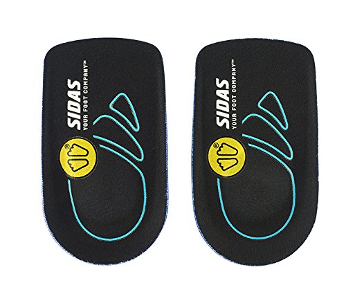 Sidas Heel Pad - Taloneras de gel, 2 unidades, CSEESSMSTAHELPAD, Azul, L/XL (42-46)