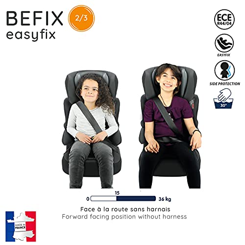 Silla de coche BEFIX easyfix con fijación isofix - grupo 2/3 (15-36kg) - Nania (Silver)