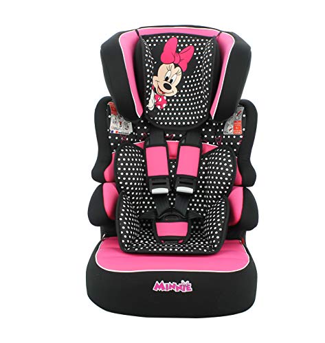 Silla de coche para Bebe BELINE grupo 1/2/3 (9-36kg), con proteccion lateral -Minnie Luxe