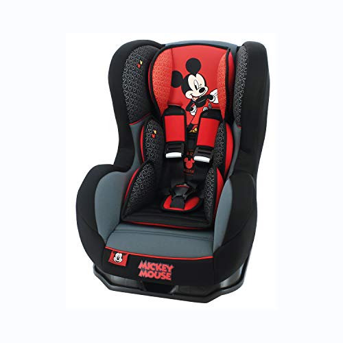 Silla de coche para Bebe COSMO grupo 0/1 (0-18kg) con proteccion lateral -Mickey