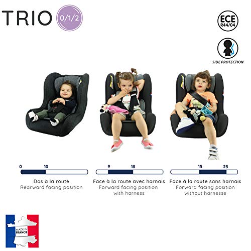 Silla de coche para Bebe TRIO grupo 0/1/2 (0-25kg) - Nania Access gris