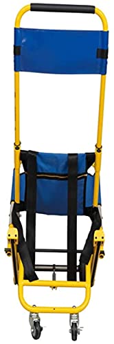 Silla De Escalera Plegable Camilla De Escalera Para Subir Ascensor De Rescate De Emergencia Ambulancia Bombero Ascensor De Evacuación Silla De Escalera Operación Para Una Sola Persona-Amarillo Azul (