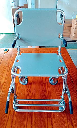 Silla De Escalera Portátil, Silla De Evacuación De Lujo De 4 Ruedas, Traslado De Pacientes De Emergencia Médica, Elevador De Silla De Escalera Plegable para Transporte De Ambulancia, Capacidad De Car