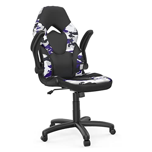 Silla de Escritorio, Silla Gaming, Silla Gamer, Silla de Oficina Ergonómica, Altura Ajustable Azul Camuflaje