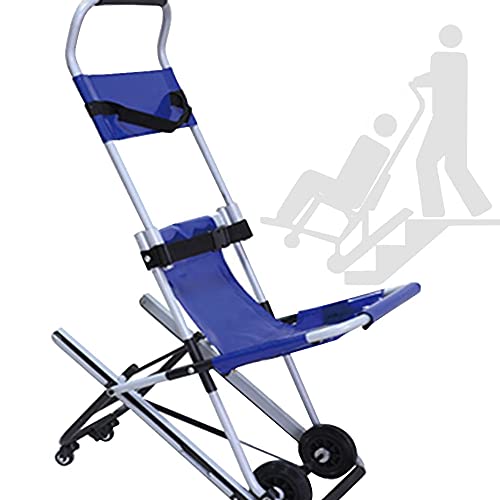 Silla De Ruedas para Subir Escaleras, Silla Salvaescaleras, Elevadores De Escalera, para Personas Mayores, para Casas Y Escaleras Estrechas,Blue