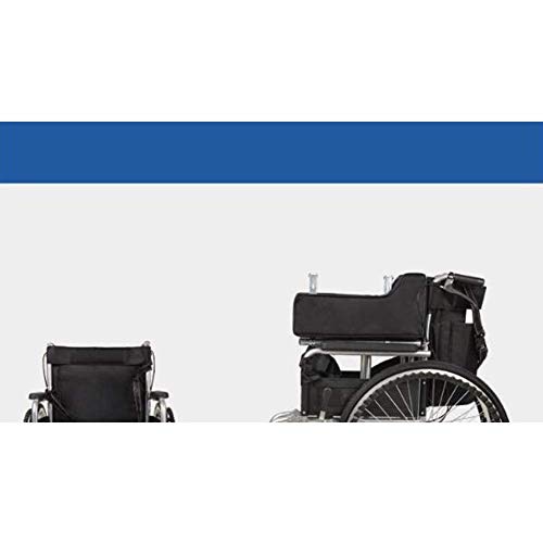 Silla de Ruedas Plegable Ligera con cinturón de Seguridad Plegable y fácil de Transportar con Orinal para Personas Mayores