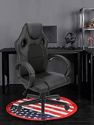 Silla Gaming Ergonomica, Silla Escritorio Estudio Juvenil, Silla de Oficina giratoria, Silla de Trabajo con Soporte Lumbar, de Piel sintética con sillón oficina Ajustable