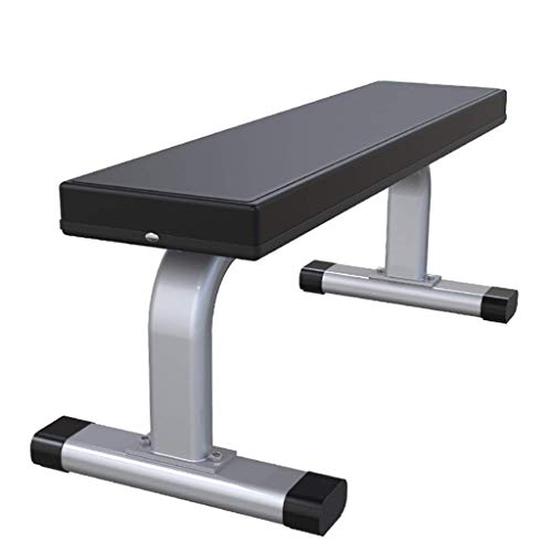 Silla Plana de Fitness Banco de Pesas comerciales Tabla de Abdominales Silla de Ejercicios Abdominales Deportivos multifunción, cojinete